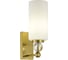 Светильник настенный ST luce ST-Luce латунь/белый E27х1х40W SL2003.301.01 1