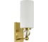 Светильник настенный ST luce ST-Luce латунь/белый E27х1х40W SL2003.301.01 2