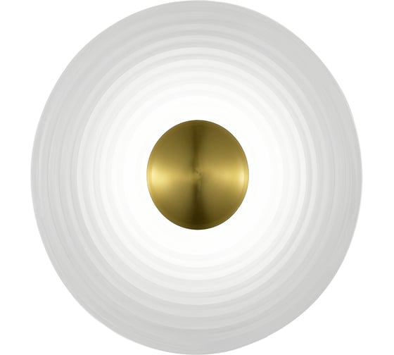 Светильник настенный ST LUCE Латунь/Прозрачный LED 1*6W 3000K SL6125.311.01