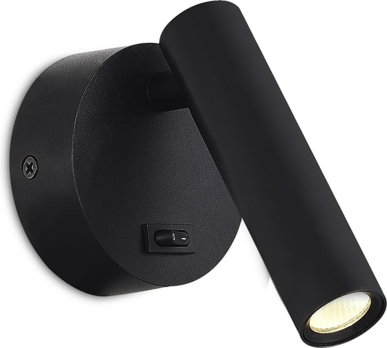 Светильник настенный ST LUCE Черный/Черный LED 1*5W 3000K ST161.401.05