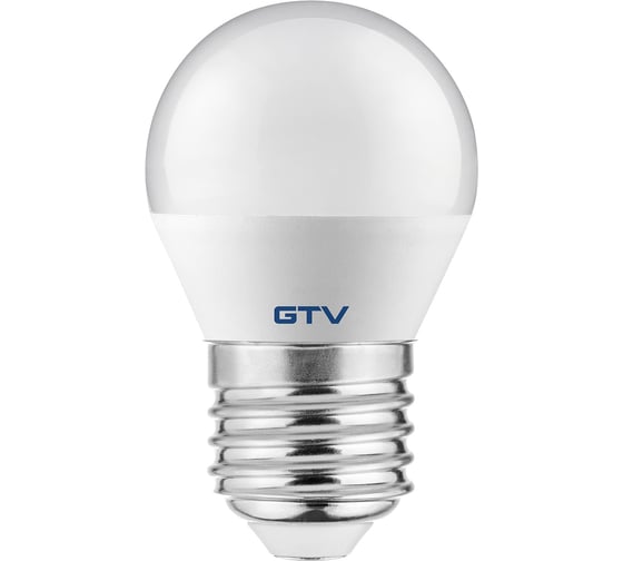 Светодиодная лампочка B45C, SMD 2835, 4000K, E27, 6W,160, 470 lm, 52 mA GTV LD-SMNGB45C-60 1