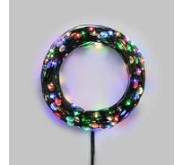 Гирлянда светодиодная Neon-Night Роса с контроллером 50м 500 LED МУЛЬТИКОЛОР IP20 230В зеленый провод 303-289