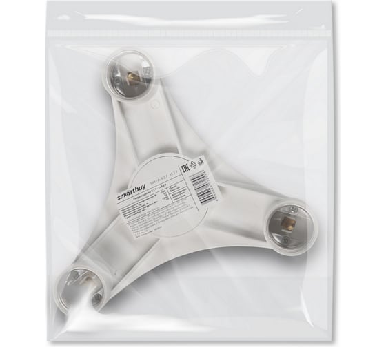 Переходник Smartbuy E27-3xE27 SBE-A-E27-3E27