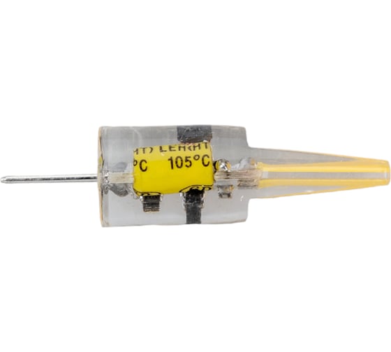 Светодиодная лампа Jazzway PLED-G4 COB 2.5Вт капсульная 3000К теплый белый G4 200лм 12В силикон d10х39мм 2855749