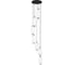 Светильник подвесной ST luce ST-Luce Черный/Белый LED 7х8W 3000K SL6121.403.07 1