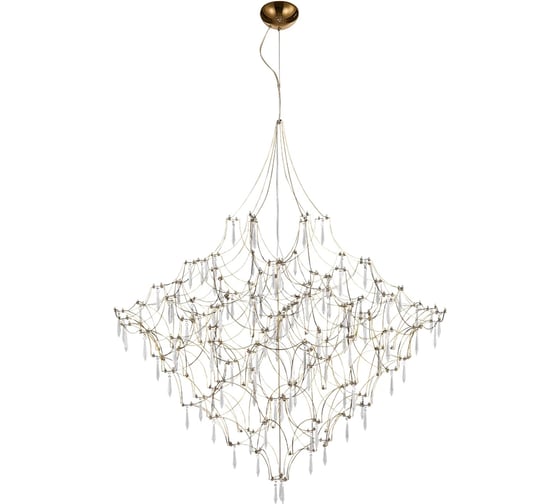 Светильник подвесной ST LUCE ST-Luce Золотистый/Прозрачный LED 114*0,5W 3000K SL6601.203.114