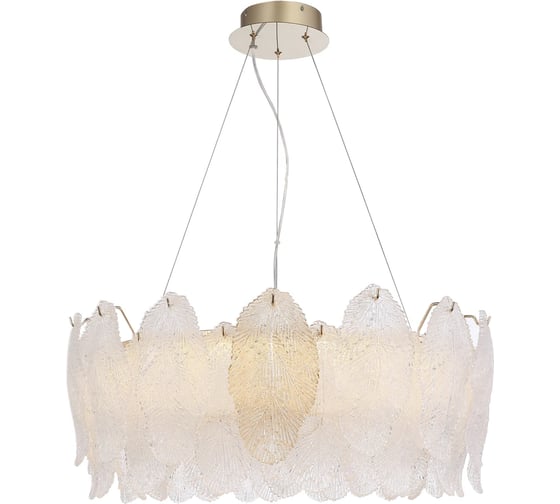 Светильник подвесной ST LUCE ST-Luce золото/прозрачный, янтарный LED 1*56W 3000K SL6135.223.01