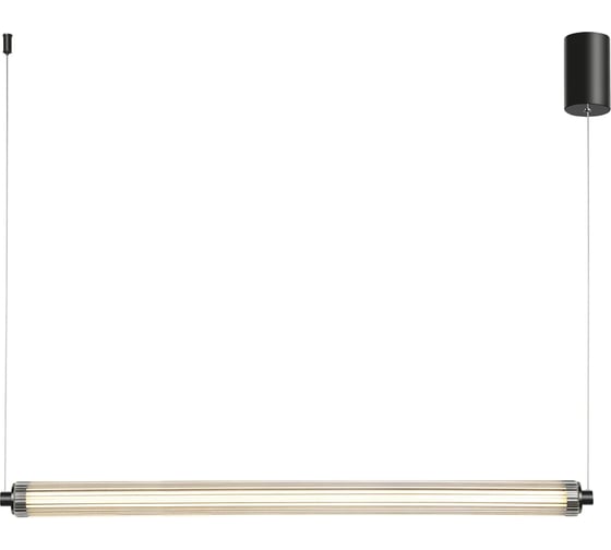 Светильник подвесной ST LUCE ST-Luce Черный/Прозрачный LED 1*30W 3000K SL6224.433.01