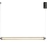 Светильник подвесной ST luce ST-Luce Черный/Прозрачный LED 1х30W 3000K SL6224.433.01 2