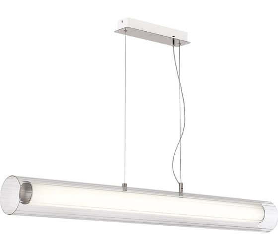 Светильник подвесной ST LUCE ST-Luce Никель/Белый, Прозрачный LED 1*40W 3000K/4000K SL2010.113.01
