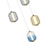 Светильник подвесной ST luce ST-Luce Латунь/Янтарный,Дымчатый,Голубой LED 5х10W 3000K SL1193.303.05 5