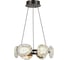 Светильник подвесной ST luce ST-Luce черный/ золотистый / прозрачный LED 1х8W 4000K SL6018.203.48 1