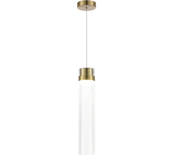 Светильник подвесной ST LUCE ST-Luce Латунь/Прозрачный LED 1*12W 4000K SL6236.303.01
