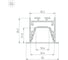 Профиль Arlight LINIA45-F-TRAY-3000 ANOD 3м 062188 5