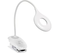 Светодиодный настольный светильник Smartbuy с прищепкой, 5 Вт, белый SBL-DL-5-cl-w