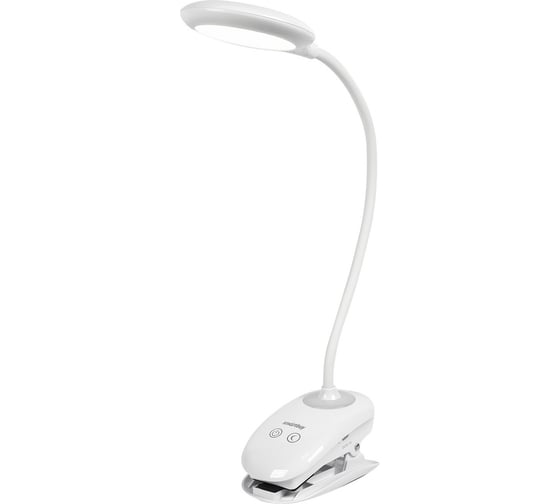 Светодиодный настольный светильник Smartbuy с прищепкой, 5 Вт, белый SBL-DL-5-cl-w