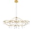 Подвесная светодиодная люстра LOFT IT Mira 10586/900 Gold Asfour 1