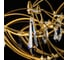 Подвесная светодиодная люстра LOFT IT Mira 10586/900 Gold Asfour 8