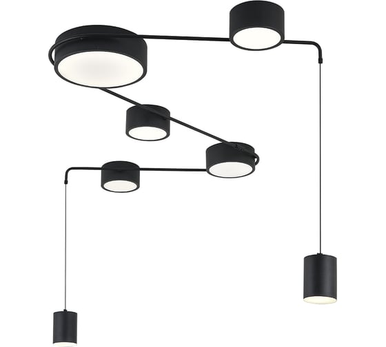 Люстра INDIGO 14028/7С Black V000160L