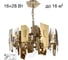 Люстра подвесная Citilux DART золото CL231252 2