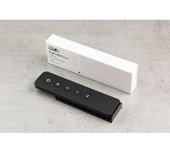 Пульт ЛЭД ПРОФИ Fly-Fi RV1 DIM 1 зона, RF 2.4 ГГц, IP20, пластик FF-R-RV1