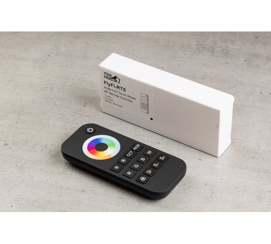 Пульт ЛЭД ПРОФИ Fly-Fi RT5 MULTI 1 зона, RF 2.4 ГГц, IP20, пластик FF-R-RT5