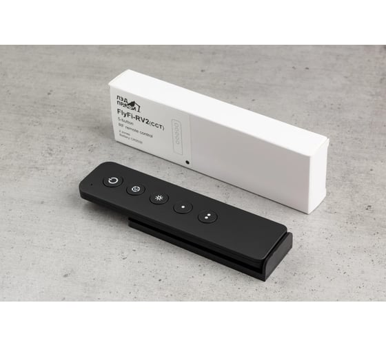 Пульт ЛЭД ПРОФИ Fly-Fi RV2 CCT 2 зоны, RF 2.4 ГГц, IP20, пластик FF-R-RV2