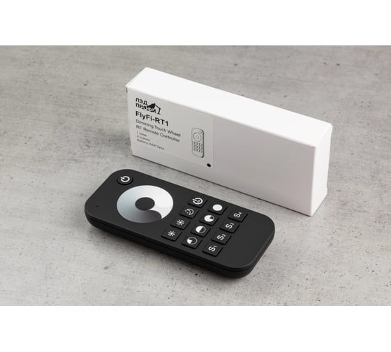 Пульт ЛЭД ПРОФИ Fly-Fi RT1 DIM 1 зона, RF 2.4 ГГц, IP20, пластик FF-R-RT1