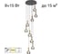 Подвесной каскадный светильник Citilux LASS LED CL249031 2