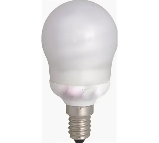 Энергосберегающая лампа Volpe 220-240V, 11W, E14, 2700K, картон CFL-G 45 03643 1