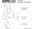 Подвесной светильник Citilux ROCKA дымчатый CL247083 12