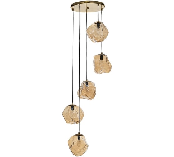 Подвесной светильник Citilux ROCKA янтарный CL247086