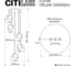 Подвесной светильник Citilux ROCKA янтарный CL247086 15