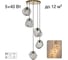 Подвесной светильник Citilux ROCKA дымчатый CL247085 2