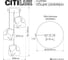 Подвесной светильник Citilux ROCKA янтарный CL247084 12