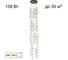 Каскадная люстра Citilux TANNA LED CL253040 2