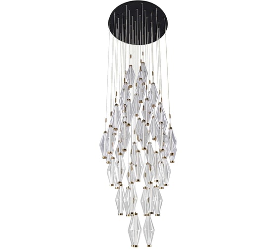 Каскадная люстра Citilux TANNA LED латунь CL253050