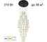 Каскадная люстра Citilux TANNA LED латунь CL253050 2