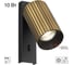 Спот поворотный Citilux AXEL с выключателем бронза рифленый CL512513R 2