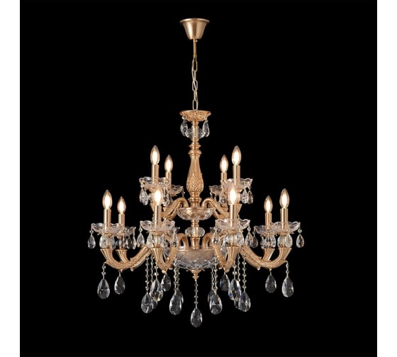 Подвесная люстра Crystal lux ELIZABETH SP8+4 BRASS