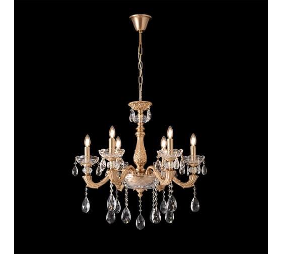 Подвесная люстра Crystal lux ELIZABETH SP6 BRASS