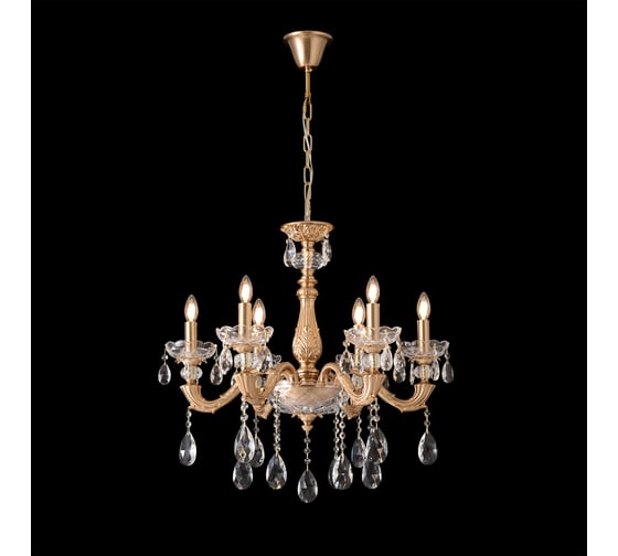 Подвесная люстра Crystal lux ELIZABETH SP6 BRASS CU_4320_306