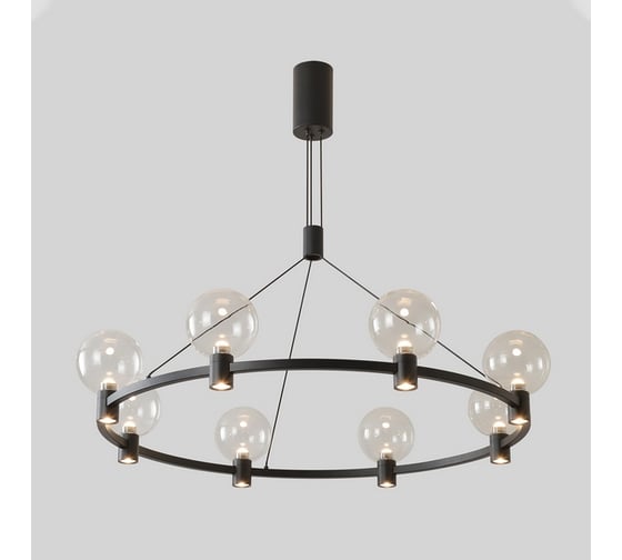 Подвесная светодиодная люстра Crystal lux DUET SP56W LED BLACK