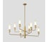 Люстра на штанге Crystal lux SIMPLY SP8 BRASS 1