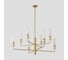 Люстра на штанге Crystal lux SIMPLY SP8 BRASS 2