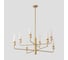 Люстра на штанге Crystal lux SIMPLY SP8 BRASS 4
