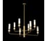 Люстра на штанге Crystal lux SIMPLY SP8 BRASS 5
