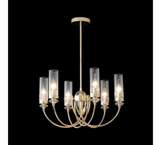 Люстра на штанге Crystal lux SECRET SP6 GOLD