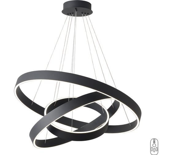 Подвесной светодиодный светильник Crystal lux TRON SP158W LED BLACK CU_4040_303