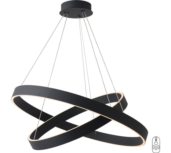 Подвесной светодиодный светильник Crystal lux TRON SP123W LED BLACK CU_4040_302